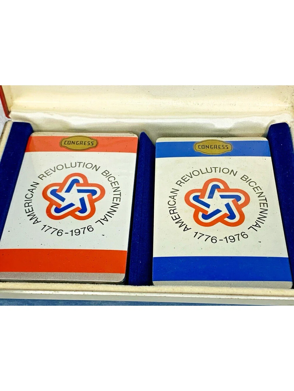 NEW American Revolution Bicentennial 1776-1976 Patriotic Playing Cards 2 Decks